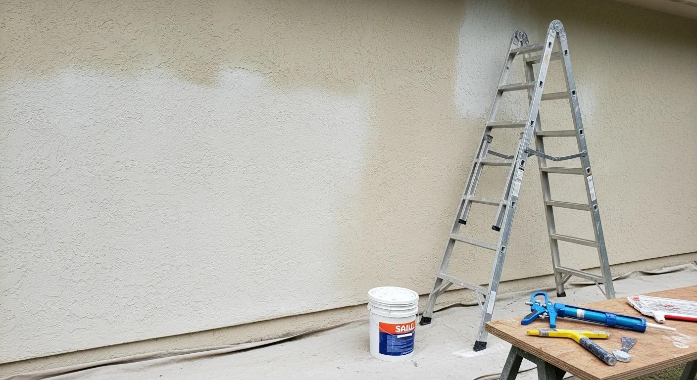 A freshly painted single-family home exterior in Jacksonville, Florida, showing clean siding, bright trim, and no visible peeling or fading. The finished surface reflects a full prep-and-paint process suited to Duval County's humid, sun-heavy climate.